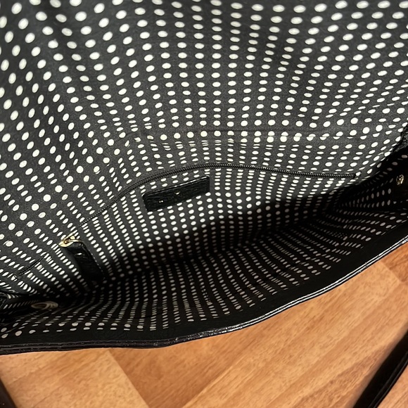 Kate Spade Black Mini Purse with Black/White Strap - Picture 5 of 11